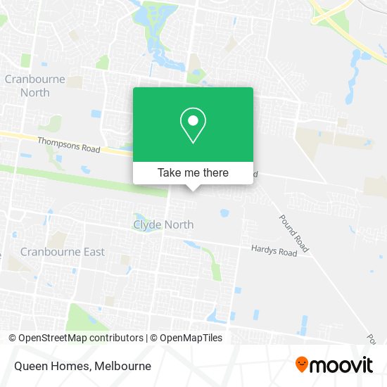 Queen Homes map