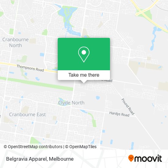 Belgravia Apparel map