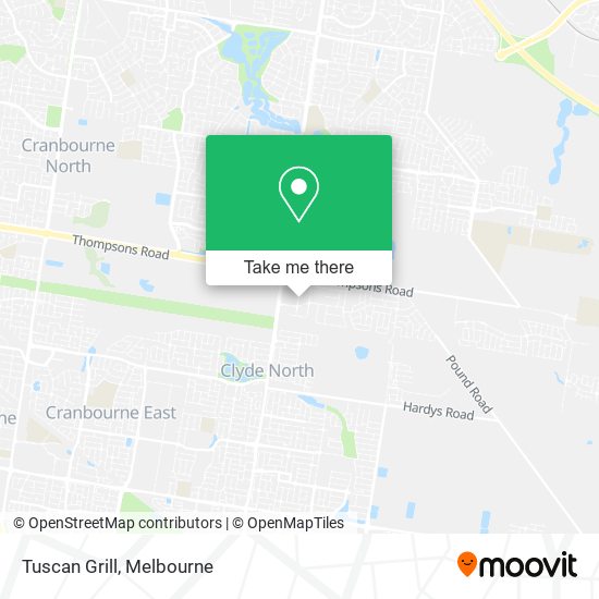 Tuscan Grill map