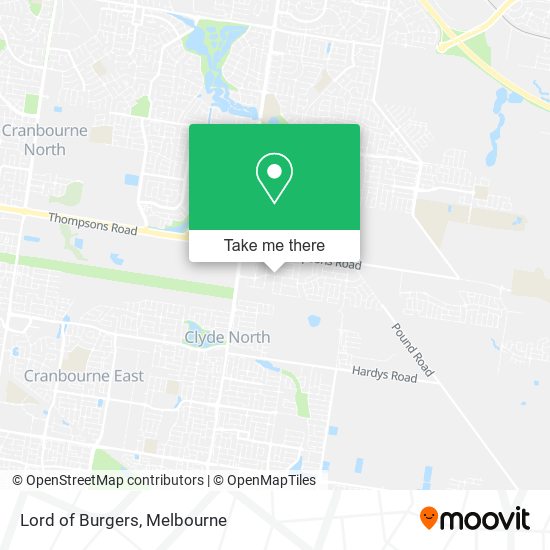 Lord of Burgers map