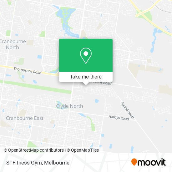 Sr Fitness Gym map
