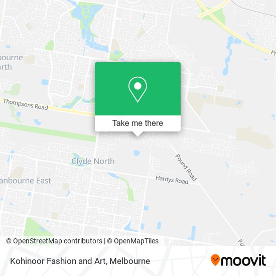 Kohinoor Fashion and Art map
