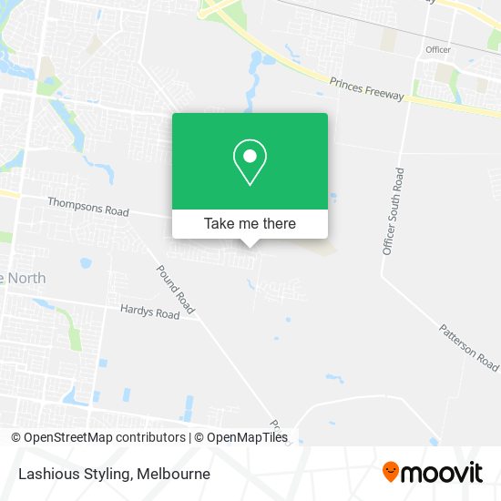 Lashious Styling map