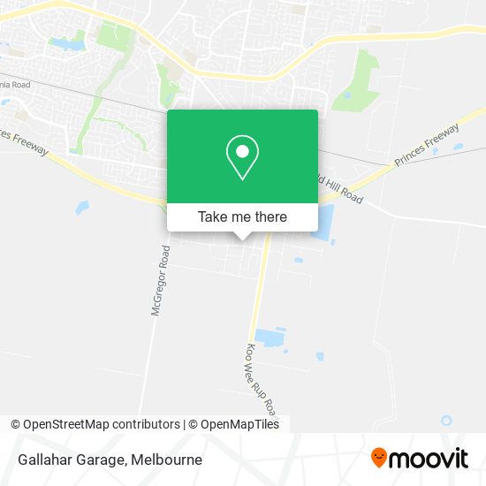 Gallahar Garage map