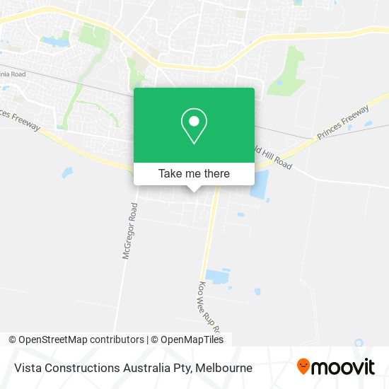 Vista Constructions Australia Pty map