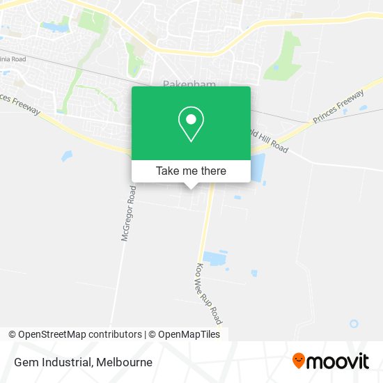 Gem Industrial map