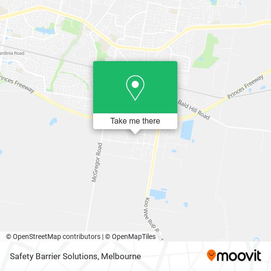 Safety Barrier Solutions map