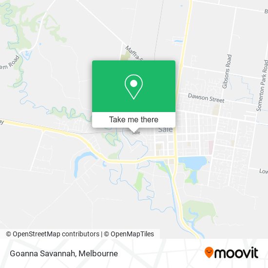 Goanna Savannah map