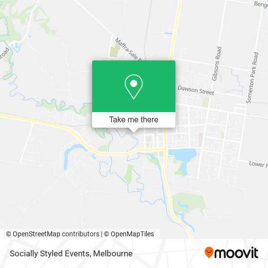 Socially Styled Events map