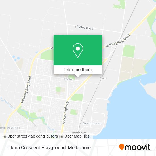 Talona Crescent Playground map