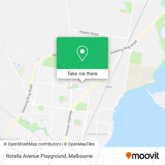 Rotella Avenue Playground map