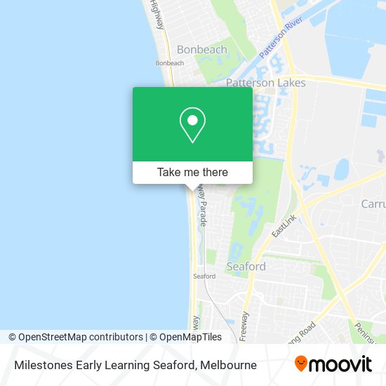 Milestones Early Learning Seaford map