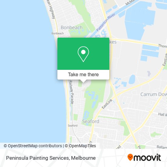 Peninsula Painting Services map