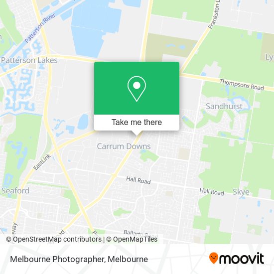 Melbourne Photographer map