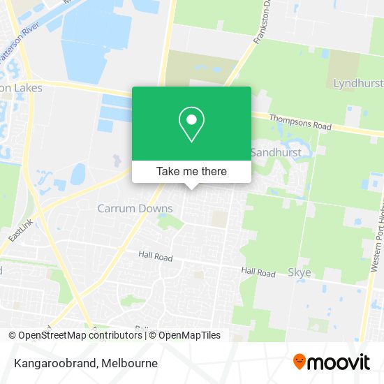 Kangaroobrand map
