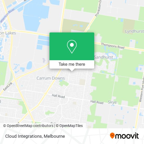 Cloud Integrations map