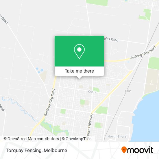 Torquay Fencing map
