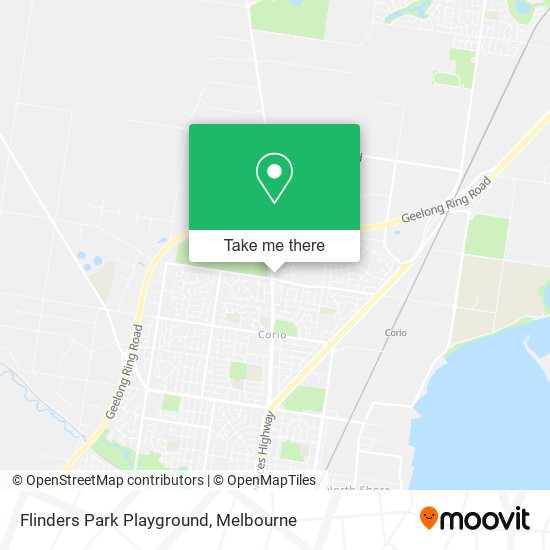 Flinders Park Playground map