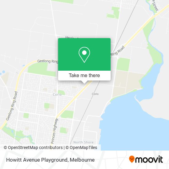 Howitt Avenue Playground map