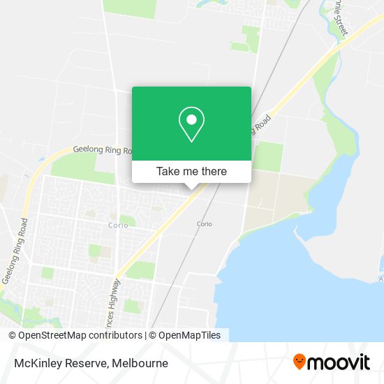 McKinley Reserve map
