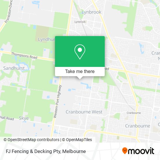 FJ Fencing & Decking Pty map
