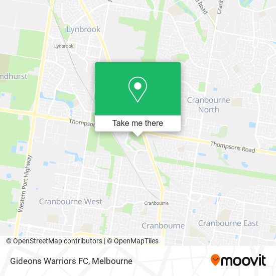 Gideons Warriors FC map