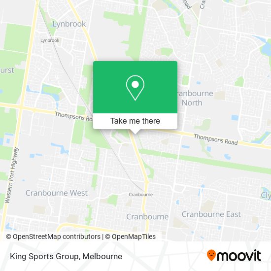 King Sports Group map