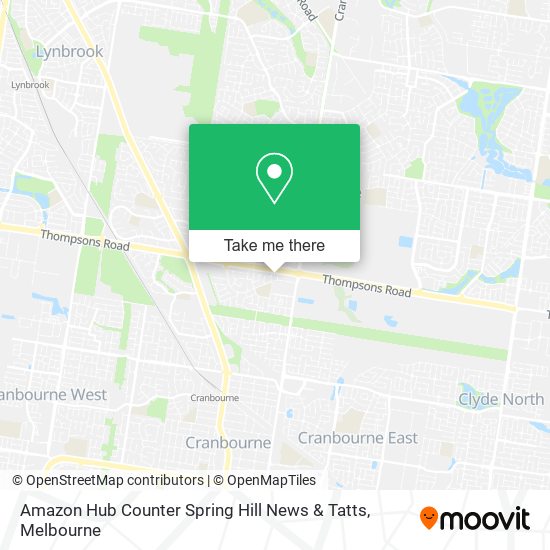 Amazon Hub Counter Spring Hill News & Tatts map