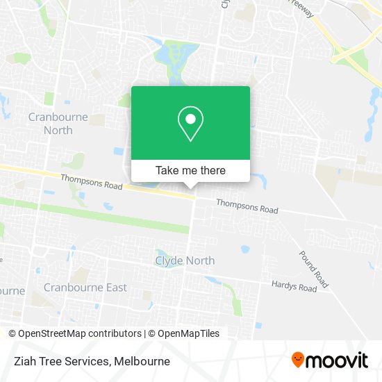 Ziah Tree Services map