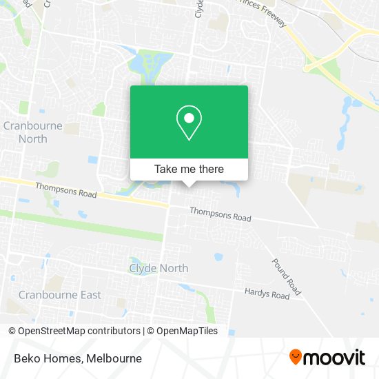 Beko Homes map