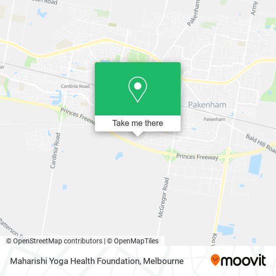 Maharishi Yoga Health Foundation map