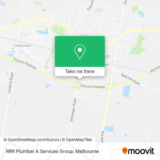 RRR Plumber A Services Group map
