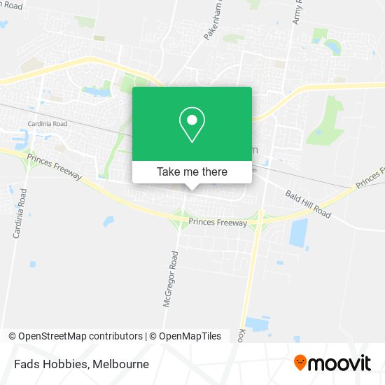 Fads Hobbies map