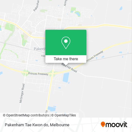 Pakenham Tae Kwon do map