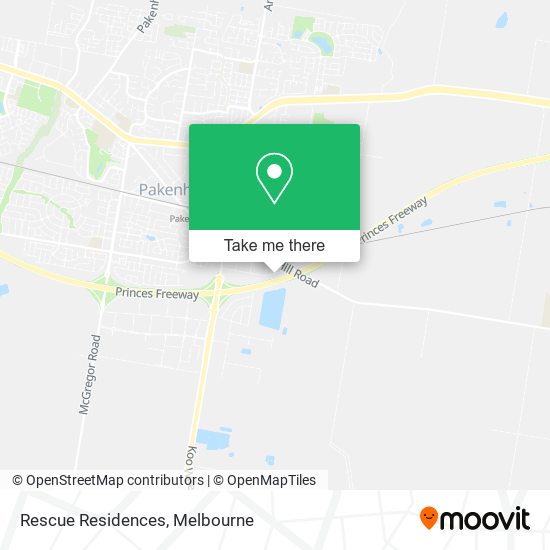 Rescue Residences map
