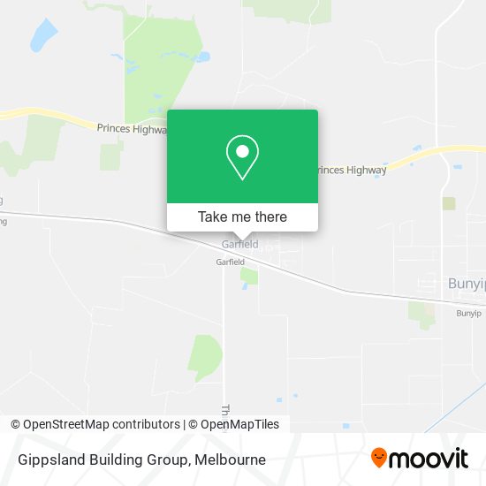 Gippsland Building Group map