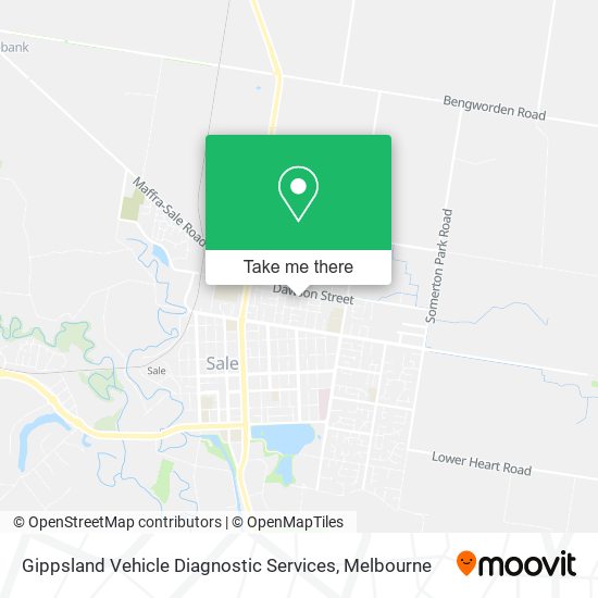 Mapa Gippsland Vehicle Diagnostic Services