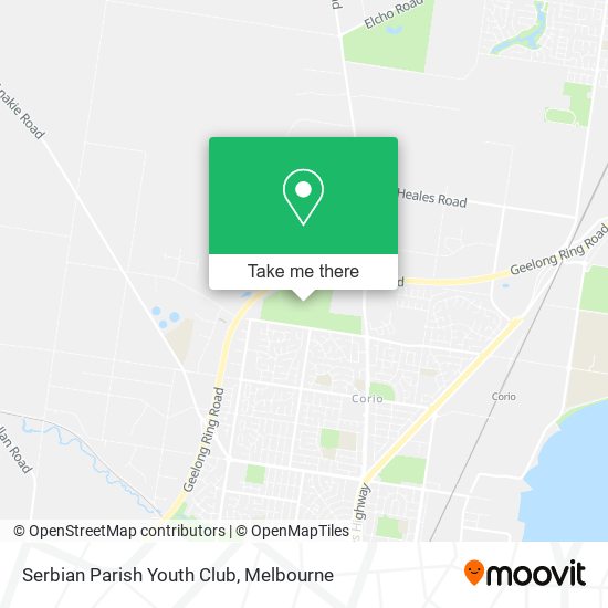 Serbian Parish Youth Club map