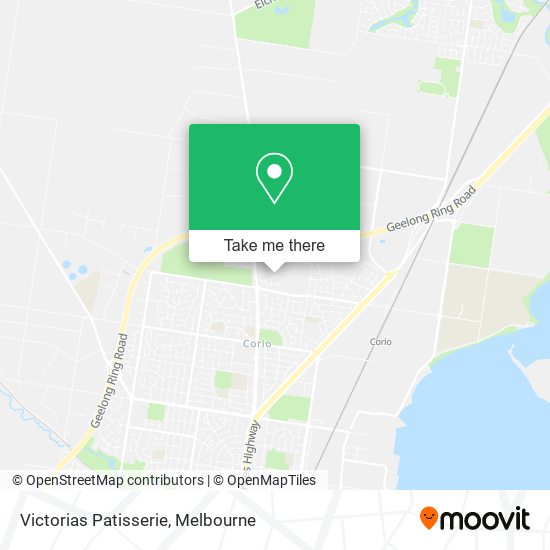 Victorias Patisserie map