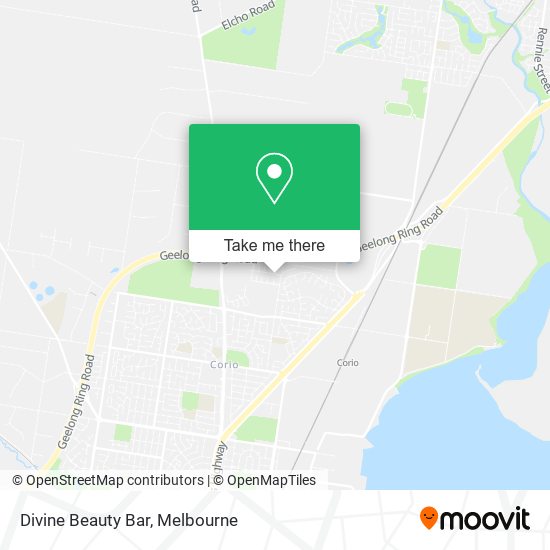 Divine Beauty Bar map