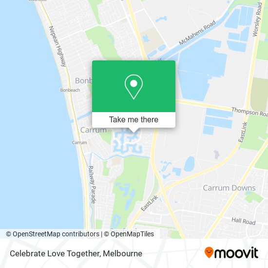 Celebrate Love Together map