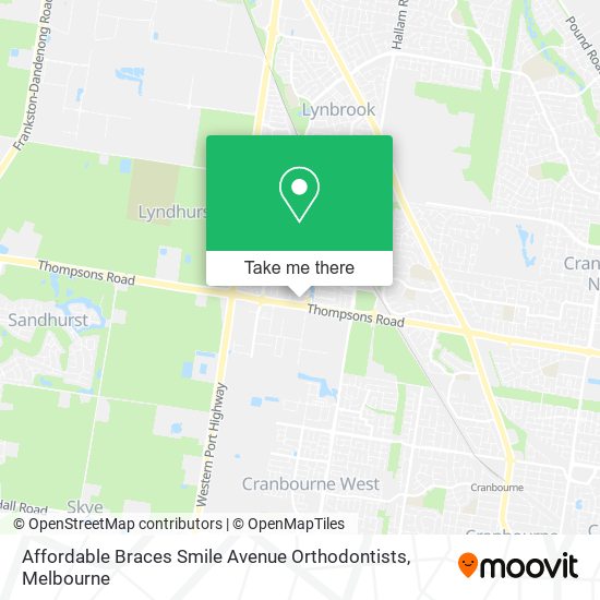 Affordable Braces Smile Avenue Orthodontists map