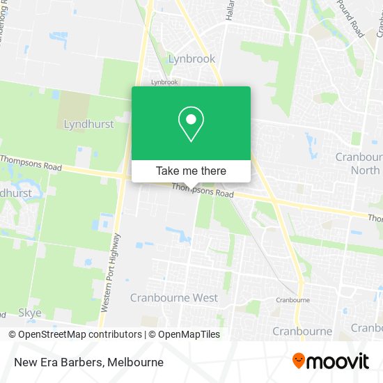 New Era Barbers map