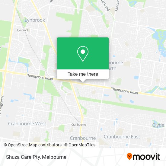 Shuza Care Pty map