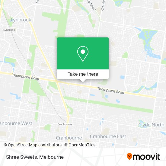 Shree Sweets map