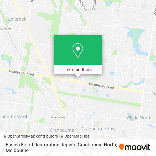 Essies Flood Restoration Repairs Cranbourne North map