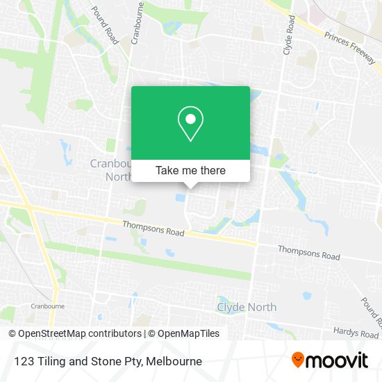 123 Tiling and Stone Pty map