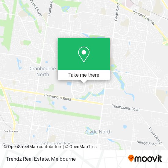 Trendz Real Estate map
