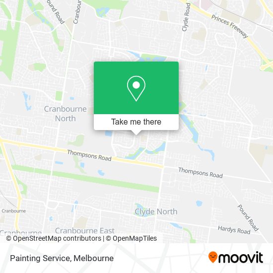 Painting Service map