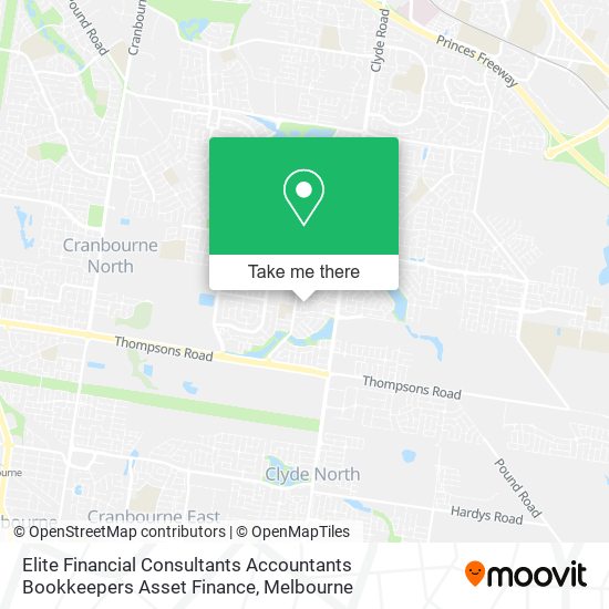 Elite Financial Consultants Accountants Bookkeepers Asset Finance map